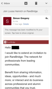 RareBridge sent this email to every single contact in my address book, without my permission.